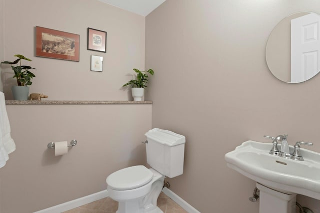 38 Sunset Dr, Brewster, NY 10509 - half bathroom featuring baseboards and tile patterned flooring