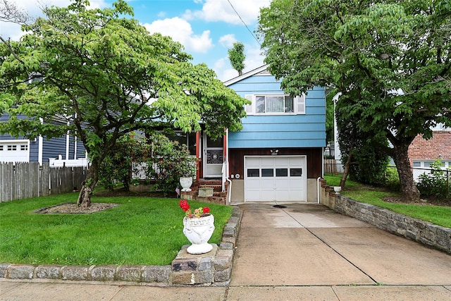 6 Pequot Ave, Port Washington, NY 11050 - view of front of home with a garage, driveway, and entry steps