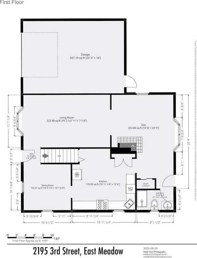 2195 3rd St, East Meadow, NY 11554 - view of home floor plan