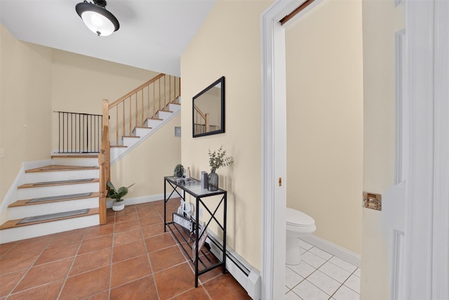 2 SE Ct, Wallkill, NY 12589 - foyer featuring stairway and tile patterned floors