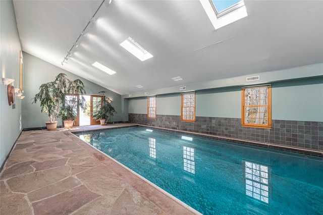 215 Hillcrest Dr N, Orient, NY 11957 - indoor pool with a skylight