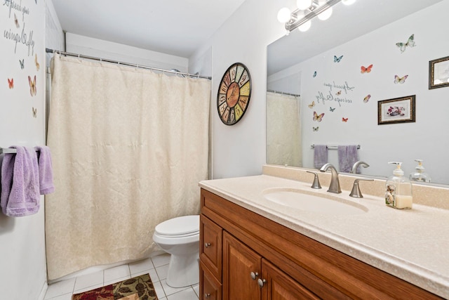 36 Maple Rd, Kings Park, NY 11754 - bathroom with tile patterned flooring and vanity