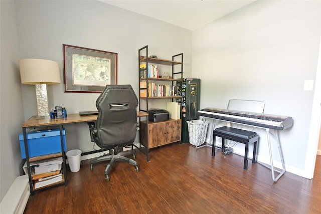 6 Zebra Rd, Rocky Point, NY 11778 - home office featuring wood finished floors and baseboards