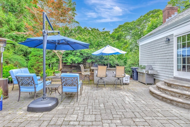 15 Hermitage St, Wading River, NY 11792 - view of patio / terrace with grilling area