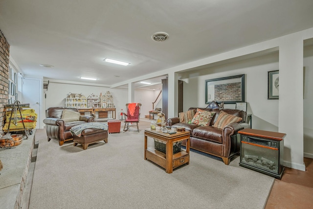 3324 Murdock Ave, Oceanside, NY 11572 - living room with carpet