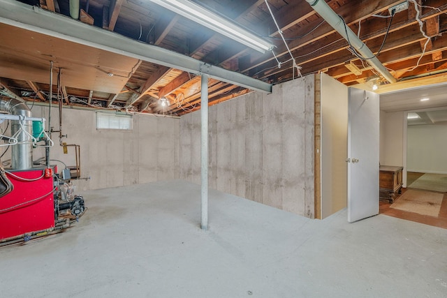 3324 Murdock Ave, Oceanside, NY 11572 - basement featuring a heating unit