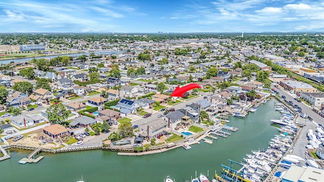 3324 Murdock Ave, Oceanside, NY 11572 - bird's eye view of a large body of water and a marina