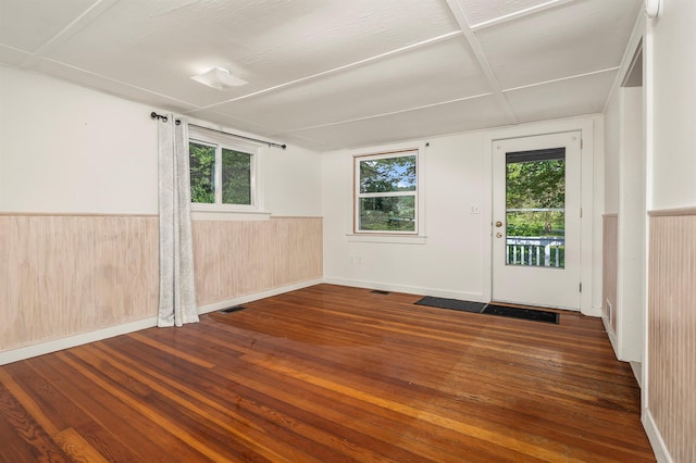 252 Ernest Rd, Millbrook, NY 12545 - spare room featuring hardwood / wood-style flooring and a wainscoted wall