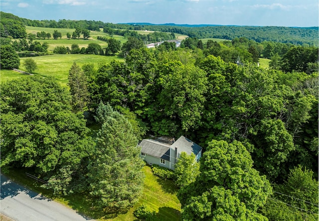 252 Ernest Rd, Millbrook, NY 12545 - aerial view of property and surrounding area featuring a heavily wooded area