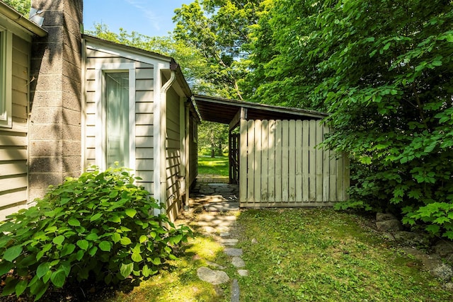 252 Ernest Rd, Millbrook, NY 12545 - view of yard featuring an outbuilding