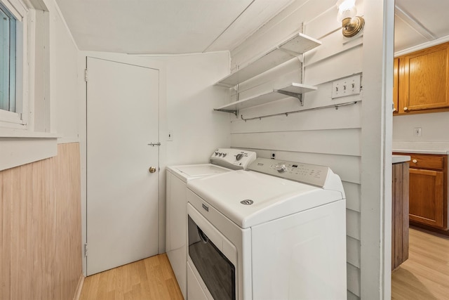 252 Ernest Rd, Millbrook, NY 12545 - laundry room featuring independent washer and dryer and light wood-style floors