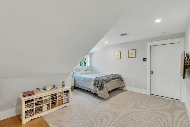 120 Cambon Ave, Saint James, NY 11780 - bedroom featuring recessed lighting and vaulted ceiling