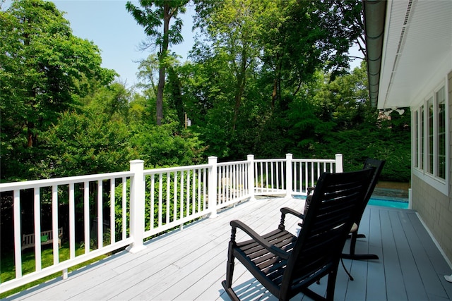 100 Gristmill Ln, Manhasset, NY 11030 - view of deck