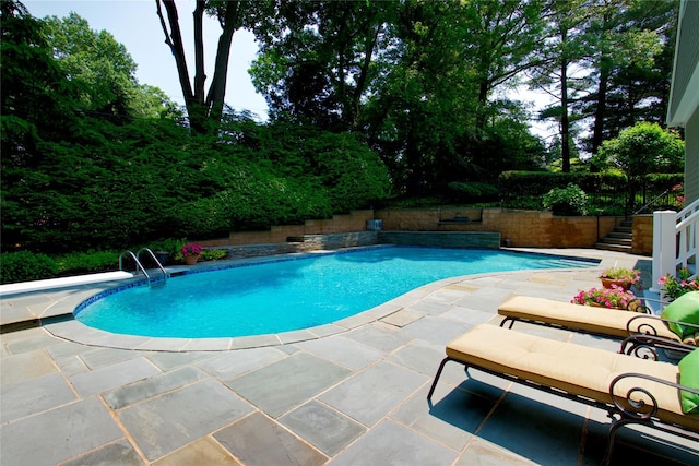 100 Gristmill Ln, Manhasset, NY 11030 - view of pool featuring a patio