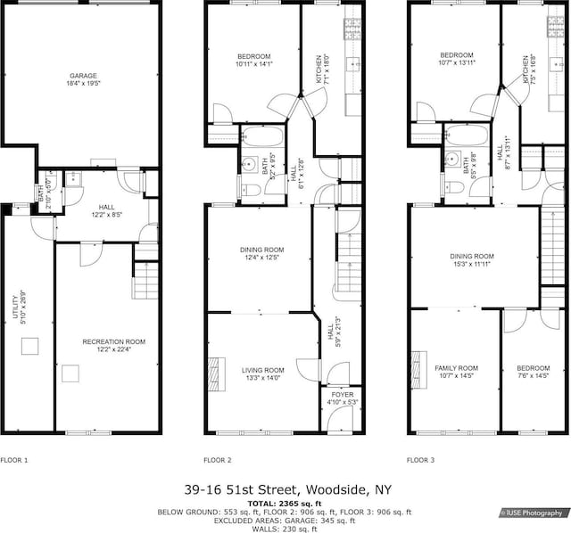 3916 51st St, Woodside, NY 11377 - view of floor plan / room layout