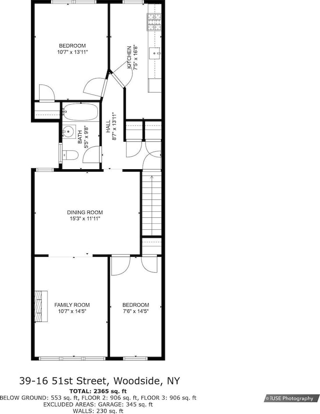 3916 51st St, Woodside, NY 11377 - view of home floor plan
