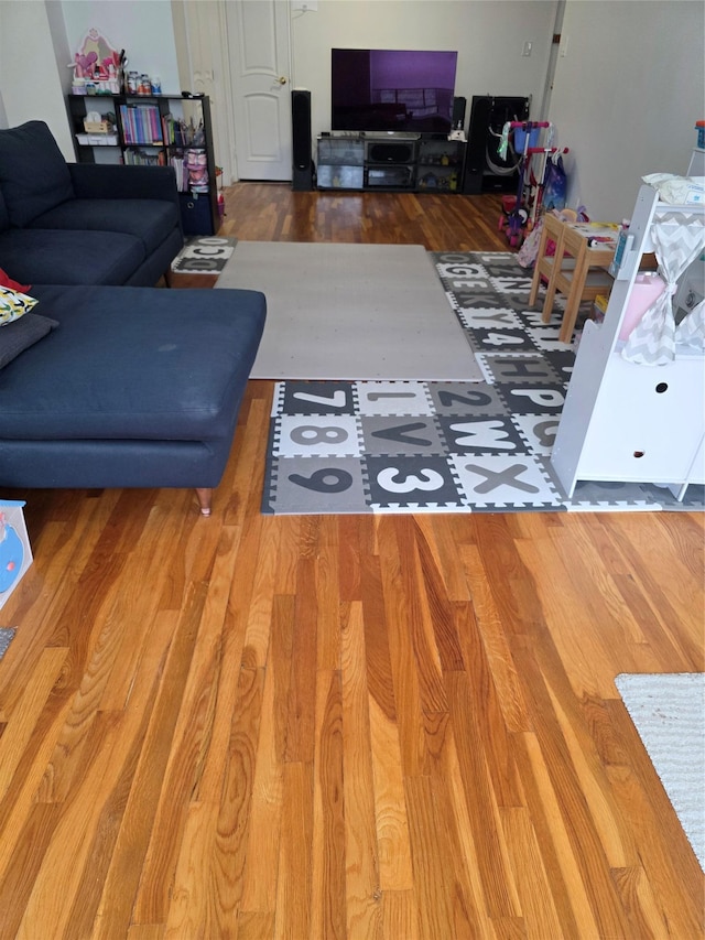 18-50 211th St Unit 6C, Bayside, NY 11360 - living area with wood finished floors