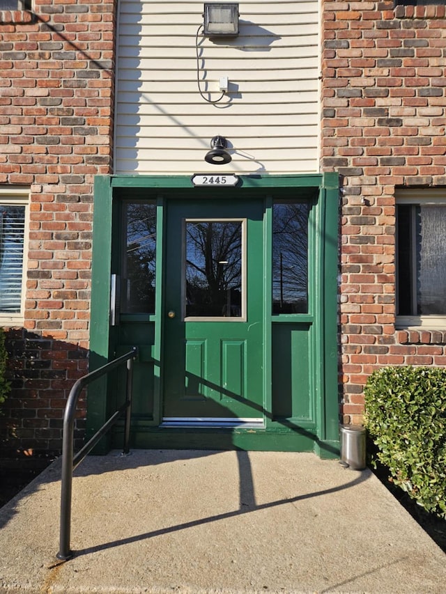 2445 Union Blvd Unit 7A, Islip, NY 11751 - property entrance with brick siding