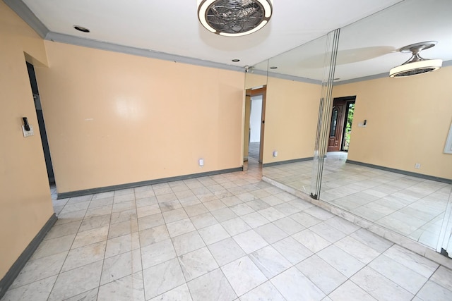1078 Hancock Ave, Franklin Square, NY 11010 - empty room with baseboards and light tile patterned floors