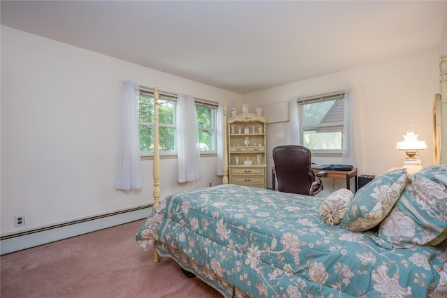 17 Shady Ln, Scarsdale, NY 10583 - bedroom with baseboard heating and carpet flooring