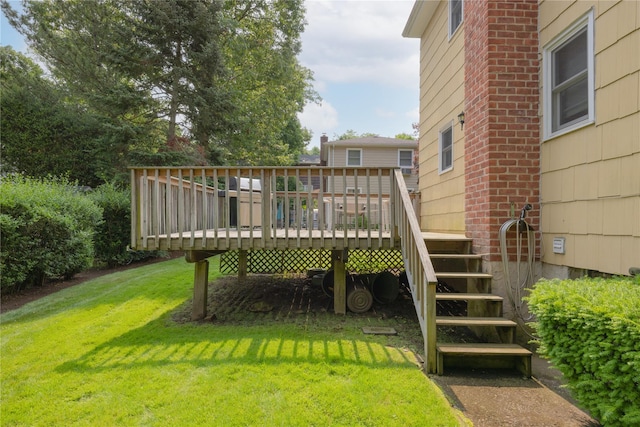 17 Shady Ln, Scarsdale, NY 10583 - deck with a yard
