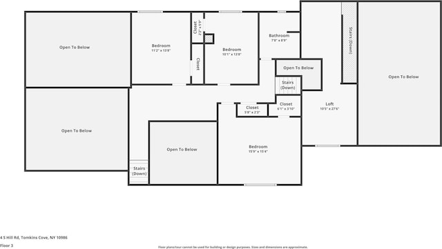 4 S Hill Rd, Tomkins Cove, NY 10986 - view of room layout