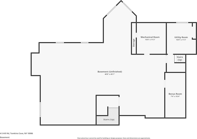 4 S Hill Rd, Tomkins Cove, NY 10986 - view of room layout