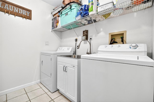 4 S Hill Rd, Tomkins Cove, NY 10986 - washroom with washing machine and dryer and light tile patterned floors
