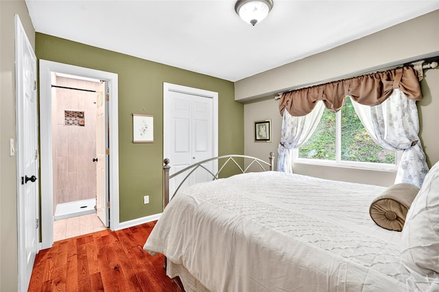 4 S Hill Rd, Tomkins Cove, NY 10986 - bedroom with dark wood-style flooring and a closet