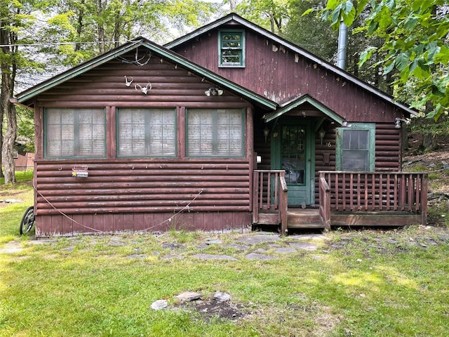 26 E Tusten, Smallwood, NY 12778 - view of front of home with a front yard
