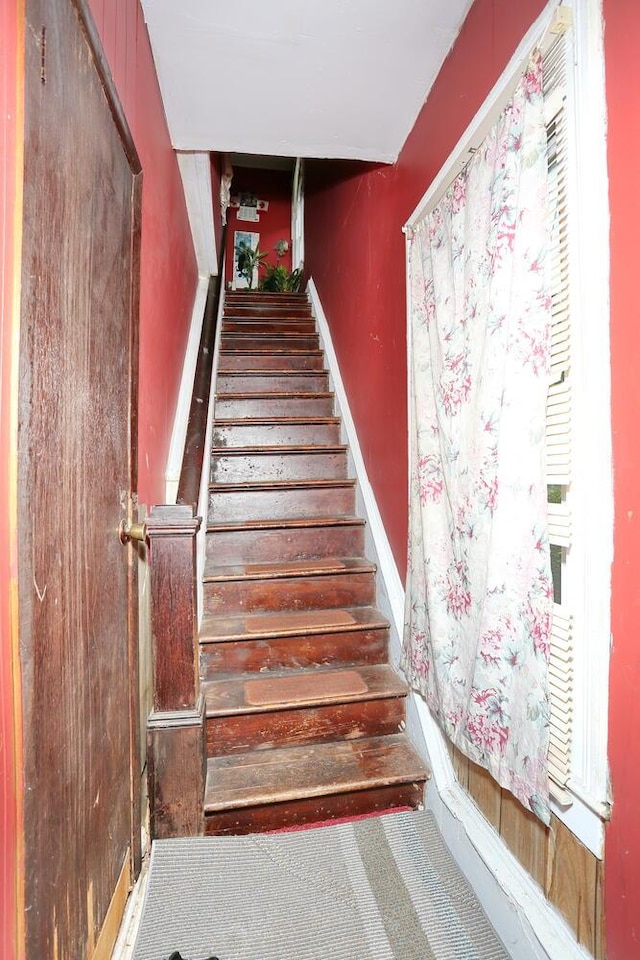 23 N Midland Ave, Nyack, NY 10960 - staircase with baseboards