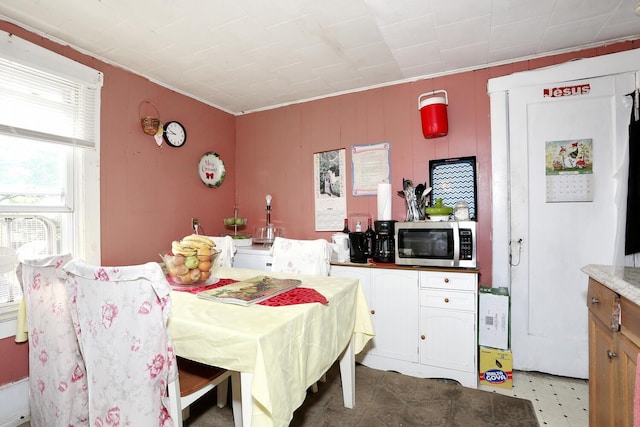 23 N Midland Ave, Nyack, NY 10960 - dining space featuring light flooring and ornamental molding
