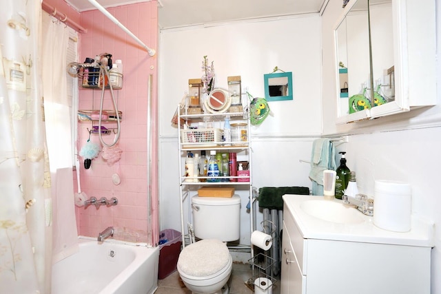 23 N Midland Ave, Nyack, NY 10960 - bathroom featuring vanity and shower / tub combo with curtain