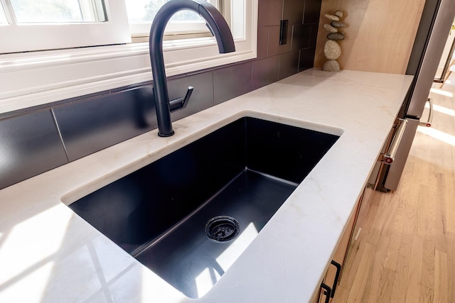 2022 Van Cortlandt Cir, Yorktown Heights, NY 10598 - kitchen view of light wood finished floors and light stone countertops
