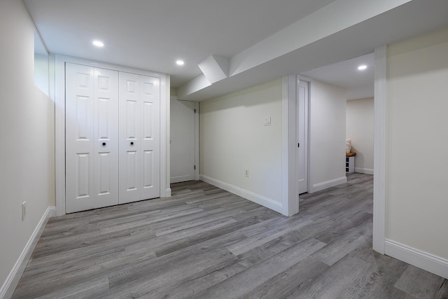 2022 Van Cortlandt Cir, Yorktown Heights, NY 10598 - finished basement featuring wood finished floors and recessed lighting
