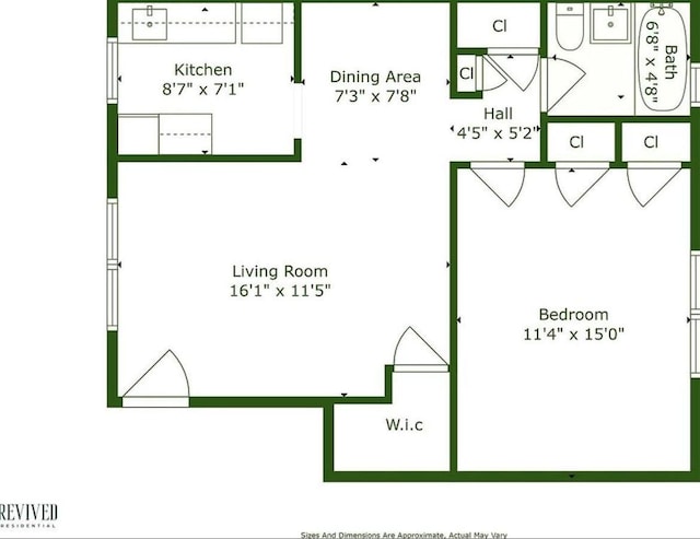 67-47 136th St Unit A, Kew Garden Hills, NY 11367 - view of floor plan / room layout
