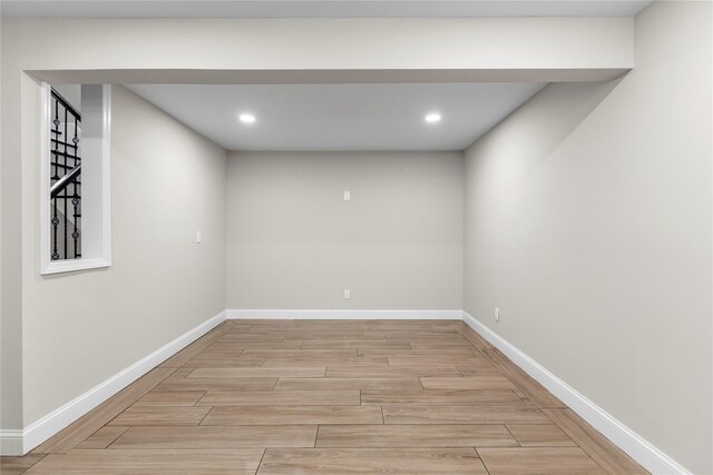 105 Julbet Dr, Sayville, NY 11782 - unfurnished room with recessed lighting and light wood-style floors