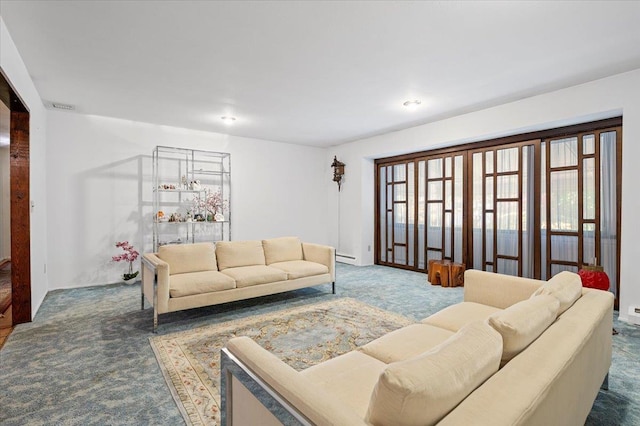 175 Laurel Ln, Laurel Hollow, NY 11791 - living room featuring carpet floors