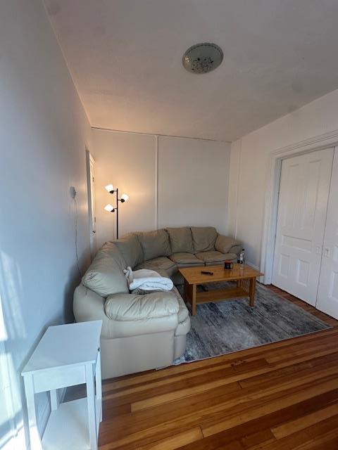 457 Main St Apt 5, Beacon, NY 12508 - living room with wood finished floors