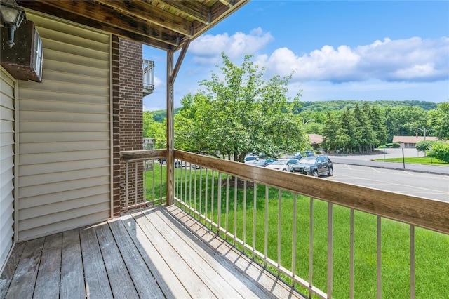 255 Country Club Ln, Pomona, NY 10970 - wooden deck with a yard
