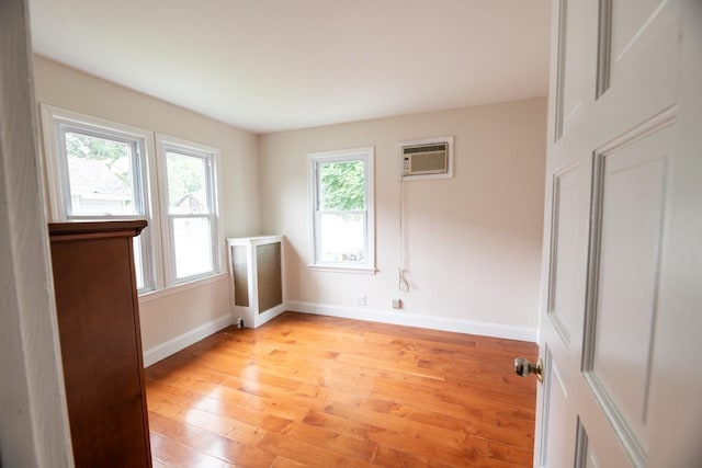 19 Harper Ave, Montrose, NY 10548 - empty room featuring a wall unit AC and light wood-style floors