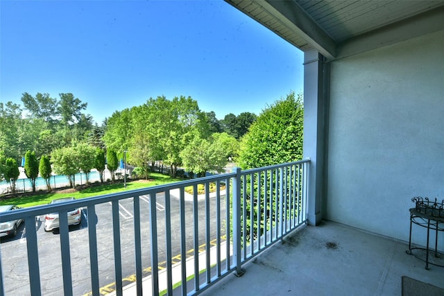 30 N De Baun Ave N Unit 208, Suffern, NY 10901 - balcony with view of wooded area