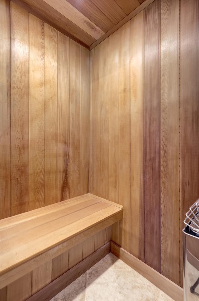 64 Highland Ave, Roslyn, NY 11576 - sauna / steam room featuring wooden walls