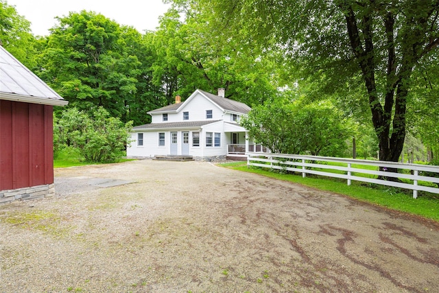 591 Hillside Lake Rd, Wappingers Falls, NY 12590 - view of front of property with a porch