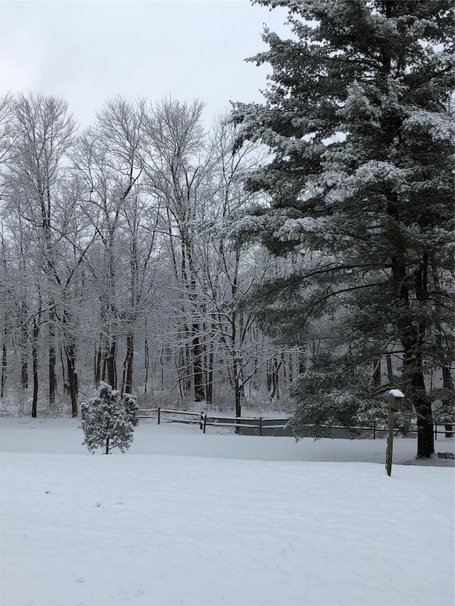591 Hillside Lake Rd, Wappingers Falls, NY 12590 - view of snowy yard