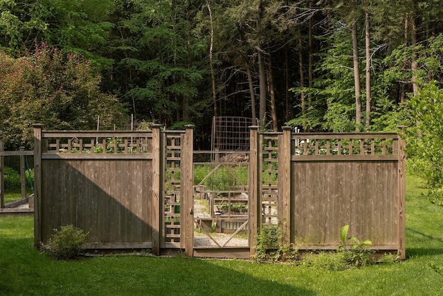 70 Reardon York Est, Canaan, NY 12029 - gate with a wooded view