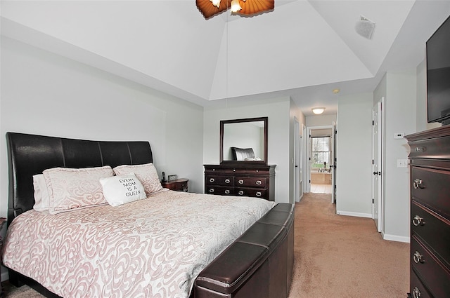 3 Moorefield Cir, Highland Mills, NY 10930 - bedroom featuring light carpet and high vaulted ceiling
