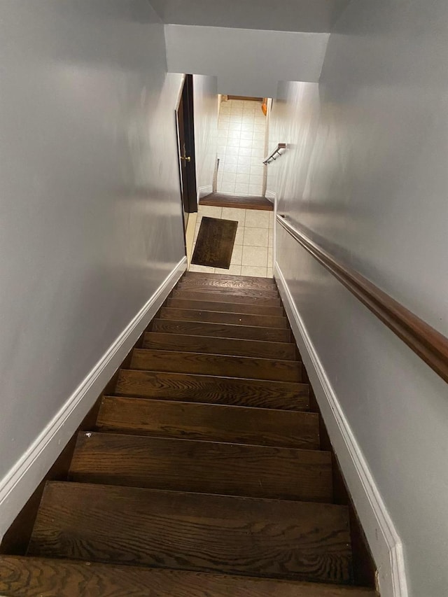 1459 Rosedale Ave, Bronx, NY 10460 - stairway featuring wood finished floors