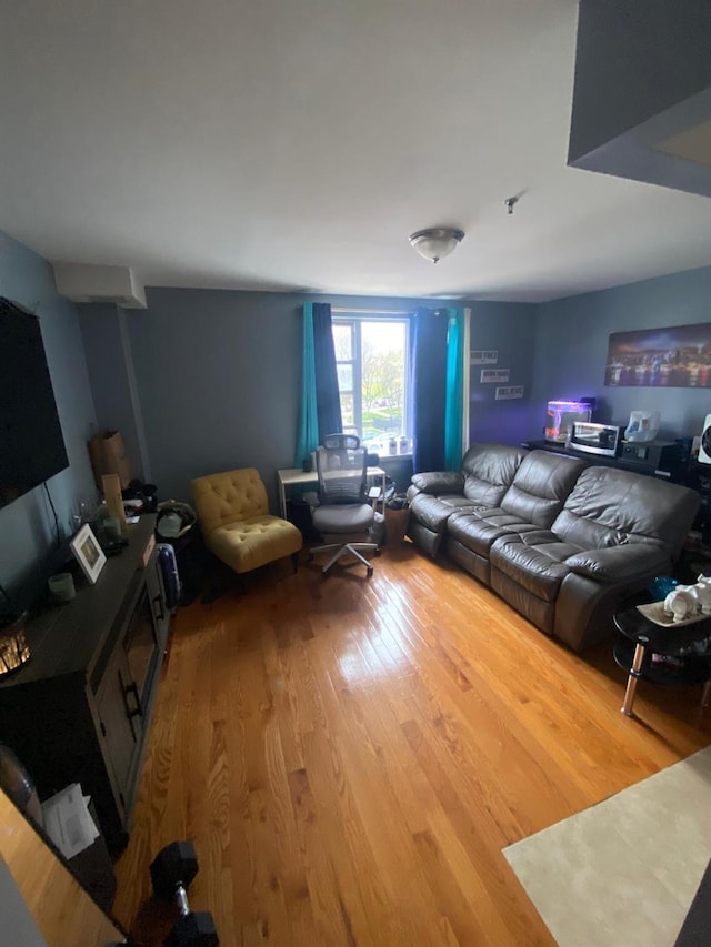 1459 Rosedale Ave, Bronx, NY 10460 - living room featuring wood finished floors