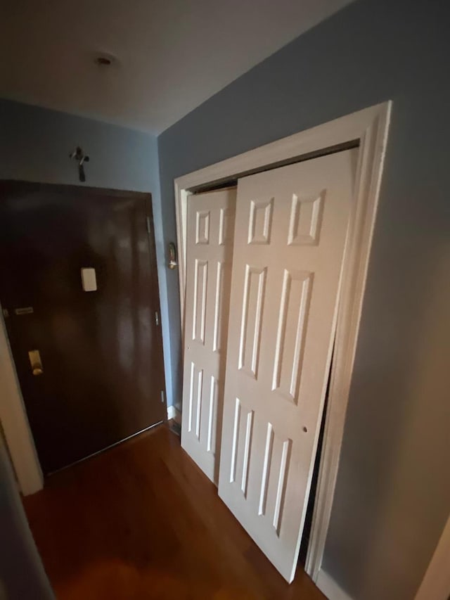 1459 Rosedale Ave, Bronx, NY 10460 - corridor featuring dark wood-type flooring
